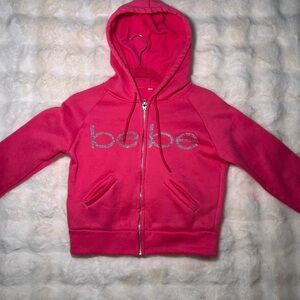 Bebe Vibrant Pink Hoodie